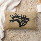 ブルエルクシルエット ランバークッション (ブランケット)