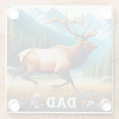 ブルエルクパパ ガラスコースター (裏面)