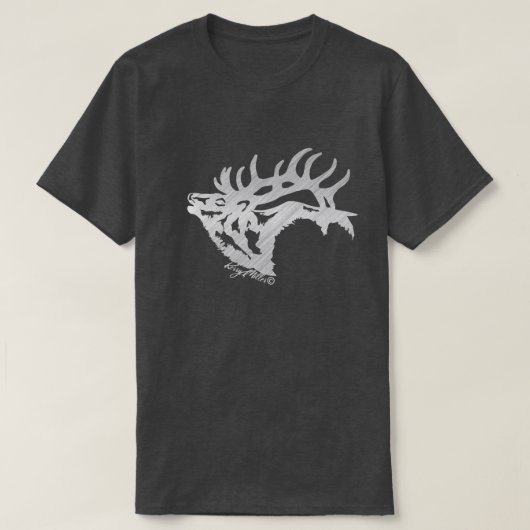 ブルエルクフード付きスウェットシャツ Tシャツ (デザイン正面)
