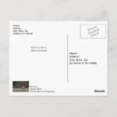 ブルエルクモーニング考えるウォーク・オブ・ユー・ポストカード ポストカード (裏面)