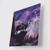 ブルエルク スクエア壁時計 (傾斜)