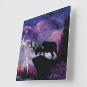 ブルエルク スクエア壁時計 (傾斜)