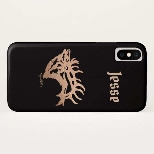 ブルエルク Case-Mate iPhoneケース (裏面(横))