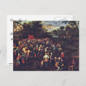 ブルエ結婚ゲル・デ・ジャ最高のン(クア) ポストカード (正面/裏面)