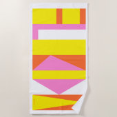 ブルカイクチュール"フロリダ"品質ビーチタオル ビーチタオル (正面)