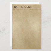 ブルカリブオンオールド紙 便箋 (正面/裏面)