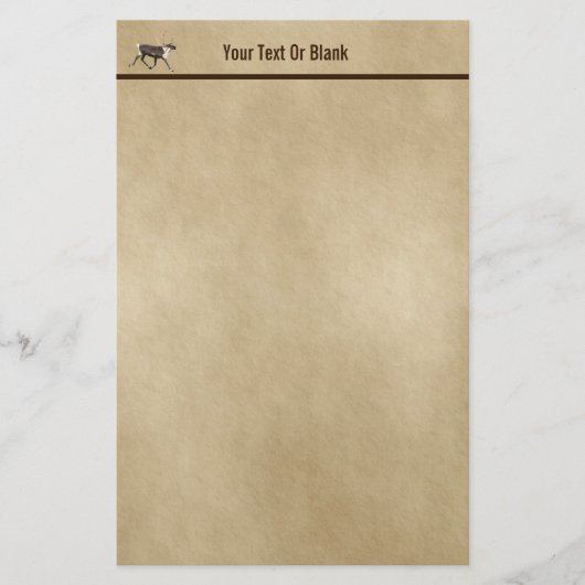 ブルカリブオンオールド紙 便箋 (正面)