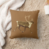 ブルカリブー – セピア クッション (ブランケット)