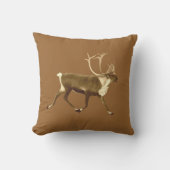 ブルカリブー – セピア クッション (正面)