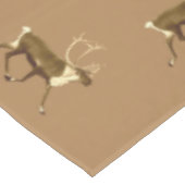 ブルカリブー – セピア テーブルクロス (アングル)