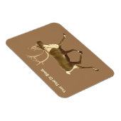 ブルカリブー – セピア マグネット (右側)