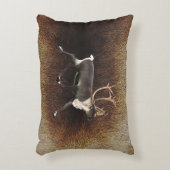 ブルカリブー（トナカイ） アクセントクッション (正面(垂直))