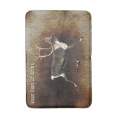 ブルカリブー(トナカイ) バスマット (正面縦)