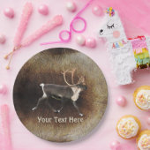 ブルカリブー（トナカイ） ペーパープレート (パーティー)