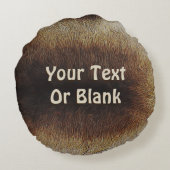 ブルカリブー(トナカイ) ラウンドクッション (裏面)