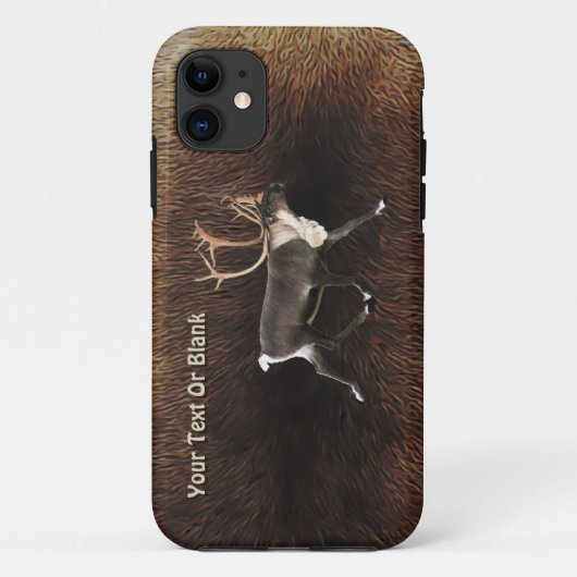 ブルカリブー（トナカイ） Case-Mate iPhoneケース (裏面)