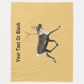 ブルカリブー フリースブランケット (正面)