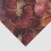 ブルガエレガントンディ金ゴールド花柄 薄葉紙 (詳細)