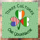 ブルガリアのアイリッシュアメリカンシャムロック国旗の個人設定 ウィンドウサイン (シート2)