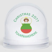 ブルガリアのエンジェルクリスマスパーソナライズされた国旗 (正面)