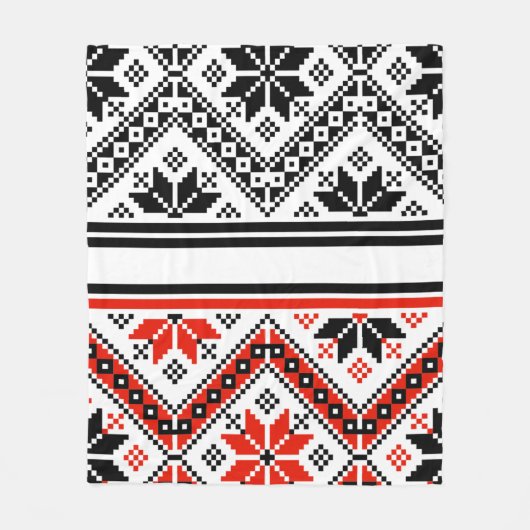 ブルガリアのフォーク芸術フォーク芸術 フリースブランケット (正面)