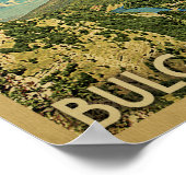 ブルガリアのポスターヴィンテージ旅行ポスター ポスター (角)