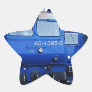 ブルガリアの列車。 星シール