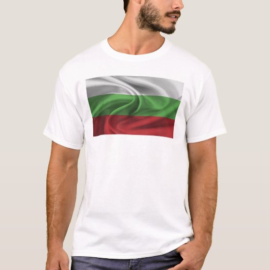 ブルガリアの国旗 Tシャツ (正面)