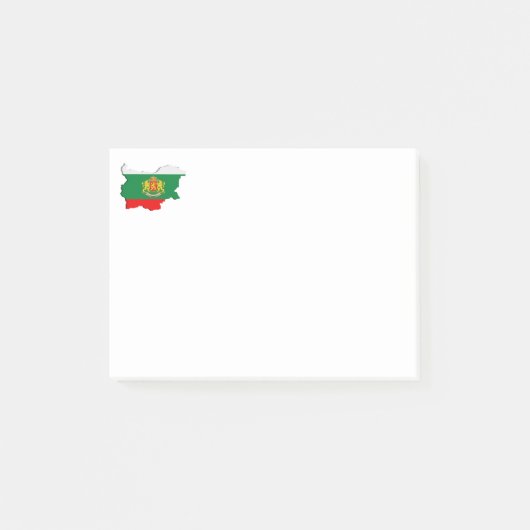 ブルガリアの地図 ポストイット (正面)