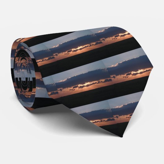 ブルガリアの夕日 ネクタイ (ロール)