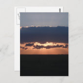 ブルガリアの夕日 ポストカード (正面/裏面)