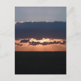 ブルガリアの夕日 ポストカード