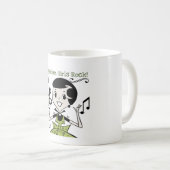 ブルガリアの女の子の石 コーヒーマグカップ (正面右)