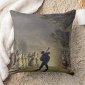 ブルガリアの小作人のダンス、パブ。 ウィリ著 クッション (ブランケット)