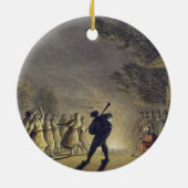 ブルガリアの小作人のダンス、パブ。 ウィリ著 セラミックオーナメント (裏面)