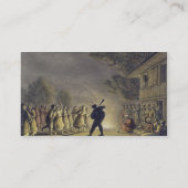 ブルガリアの小作人のダンス、パブ。 ウィリ著 名刺 (裏面)