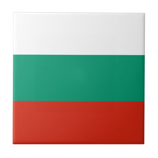 ブルガリアの愛国的な旗 タイル (正面)