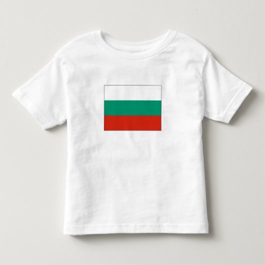 ブルガリアの愛国的な旗 トドラーTシャツ (正面)