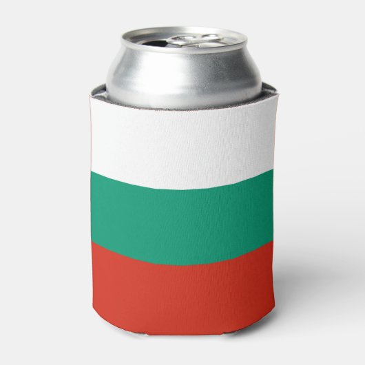 ブルガリアの愛国的な旗 缶クーラー (缶正面)