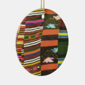 ブルガリアの敷物かCherga セラミックオーナメント (右)