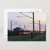 ブルガリアの普通列車 ポストカード (正面/裏面)