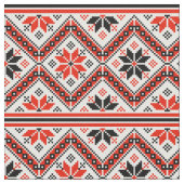 ブルガリアの花柄 ファブリック (クローズアップ)