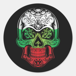 ブルガリアスカルバラ国旗 ラウンドシール