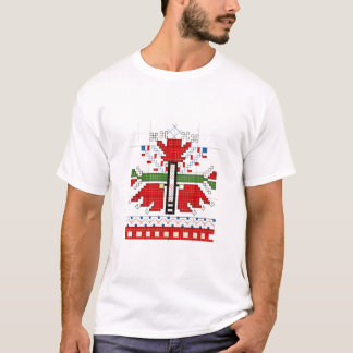 ブルガリアフォークモチーフサモコフ Tシャツ