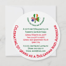 ブルガリアリッシュUSAシャームロック誕生日