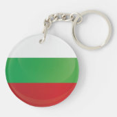 ブルガリア丸アイコン国旗 キーホルダー (裏面)