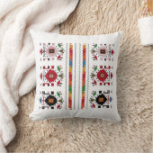 ブルガリア伝統的フォークモチーフ クッション (ブランケット)