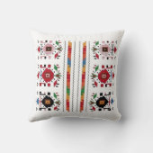 ブルガリア伝統的フォークモチーフ クッション (裏面)