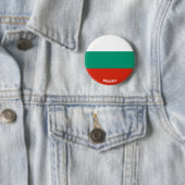 ブルガリア国旗かわいい愛国心のボタン 缶バッジ (インサイチュ)