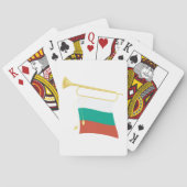 ブルガリア国旗とブグル トランプ (裏面)